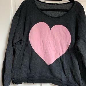 Wildfox heart sweatshirt